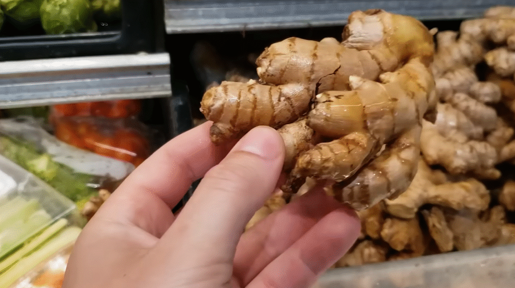 ginger from the grocery store